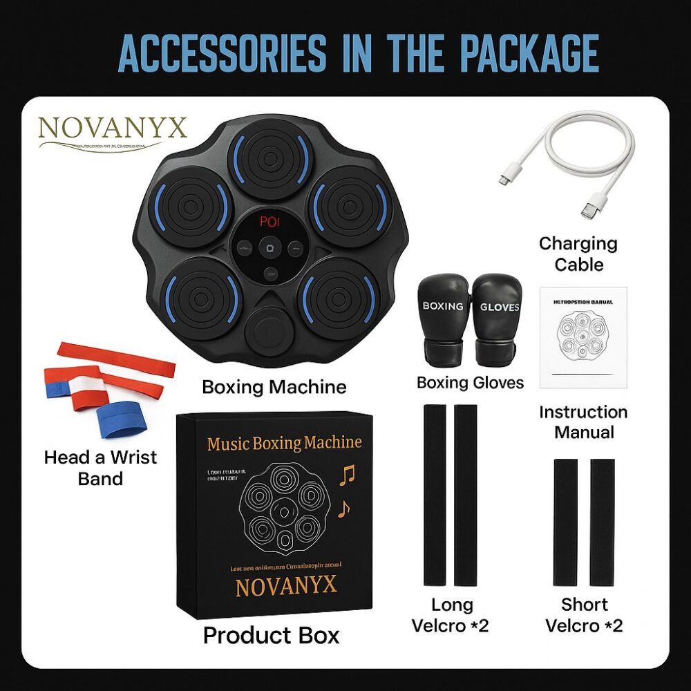 NOVANYX Music Boxing Machine Wall Mounted - Image 9